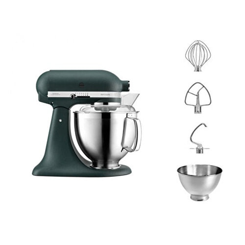 Kuhinjski robot KitchenAid Artisan Premium 5KSM185PSEPP, dizajn Palm Beach (temno zelen, 300 W)