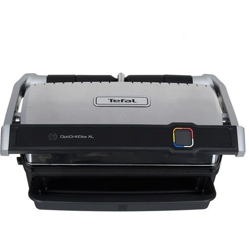 Kuhinjski žar Tefal OptiGrill Elite XL digitalni, 2200 W, za 8 oseb, nerjaveče jeklo, aluminijasta rešetka s premazom proti prijemanju
