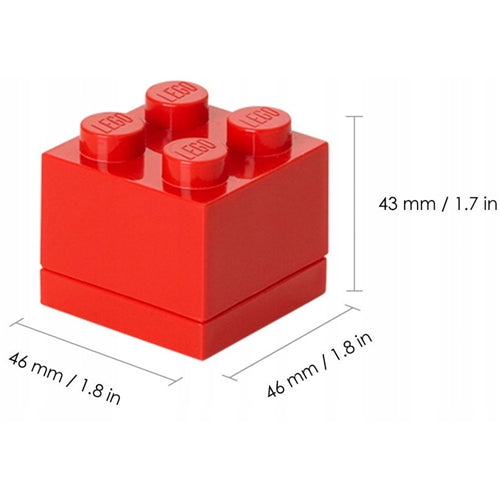 Lego®: Mini kutija s blokom 4 - crvena (40111730)