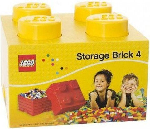 Lego®: Kutija za pohranu s 4 građevinske kocke - žuta (40031732)