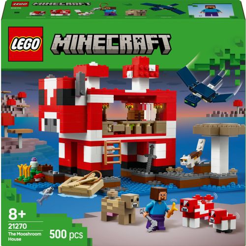 LEGO Minecraft 21270 Hiša z gobami in kravami