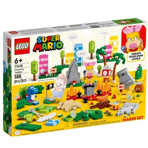 Kocke Lego Super Mario: Ustvarjalna škatla za male graditelje (71418)