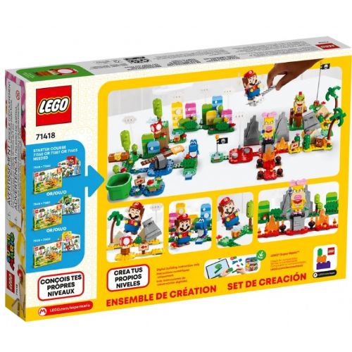 Kocke Lego Super Mario: Ustvarjalna škatla za male graditelje (71418)