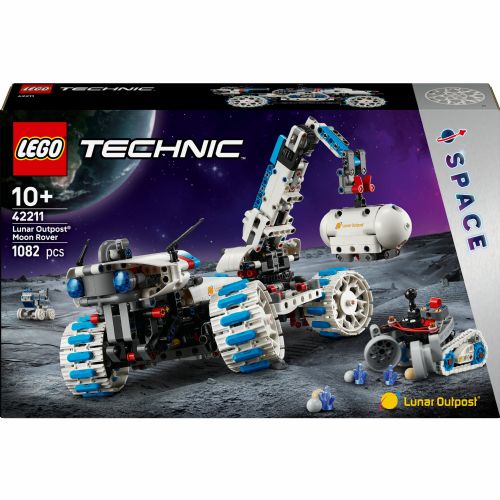 Kocke Lego Technic: Lunarno vesoljsko vozilo rover Lunar Outpost™ (42211), 1082 kock, od 10. let