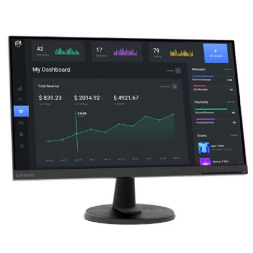 Monitor LENOVO D24-40 60,5 cm (23,8") FHD VA LED LCD HDMI/VGA