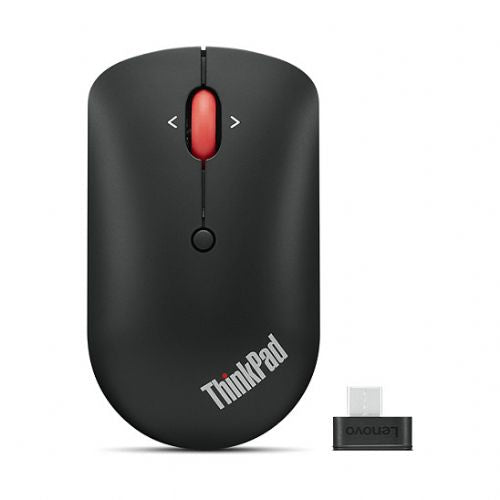 Brezžična miška Lenovo - Kompaktna brezžična miška s sprejemnikom USB-C