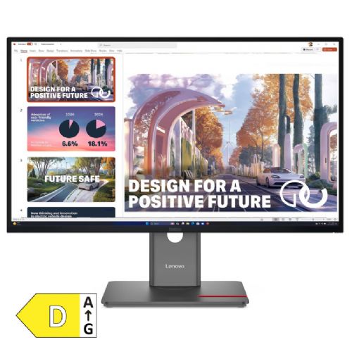 Monitor LENOVO ThinkVision P27QD-40 27" (68,58cm) QHD IPS DP/HDMI/USBC/RJ45