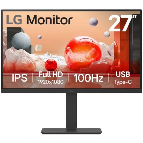 Monitor LG 27BA750-B 68,6 cm (27"), 1920x1080 (FHD), IPS, 250 cd/m2, HDMI DP DaisyChain, USB-C 65W, črn