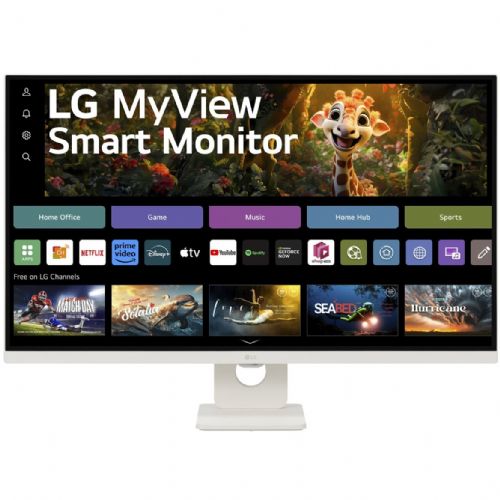 Monitor LG 32SR73U-W.AEU 80 cm (31,5"), 3840 x 2160 (4K UHD), VA, 250cd/m2, 5ms, 60Hz, 10W, USB-C 65W, HDMI, BT