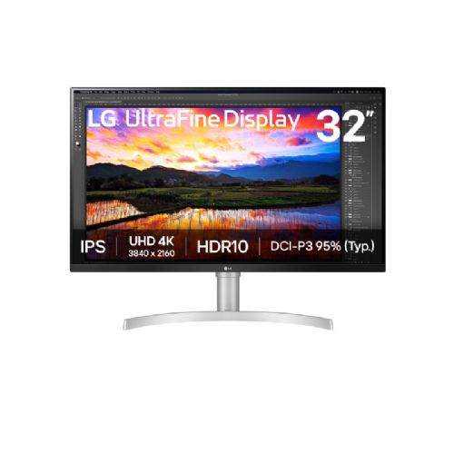 Monitor LG 32UN650K-W, 80 cm (31,5"), 3840 x 2160, IPS, 350 cd/m2, 5 ms