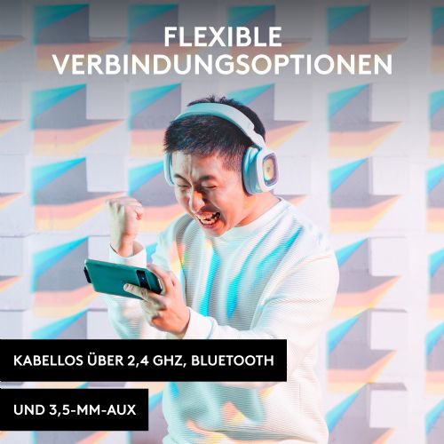 Slušalke Logitech A30 BELA/VIJOLIČNA