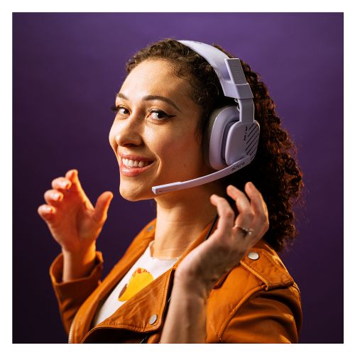 Slušalke Logitech Astro Gaming A10 Gen 2, žične, polne velikosti, 3,5 mm vtičnica, lila