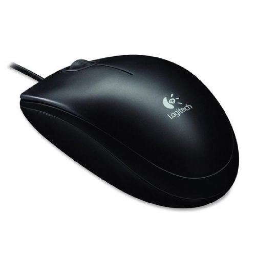 Optična miška Logitech B100, USB, črna
