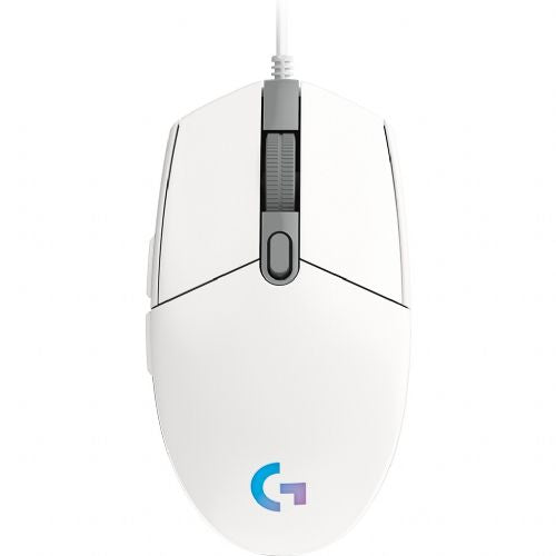 Miška Logitech G102 LIGHTSYNC - BELA - EER