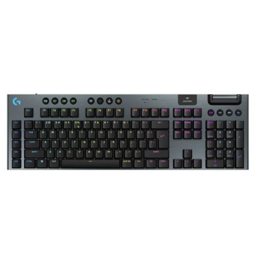 Tipkovnica LOGITECH G915 X LIGHTSPEED GL Clicky bežična RGB mehanička gaming US Slo g. crna