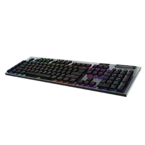 Tipkovnica LOGITECH G915 X LIGHTSPEED GL Clicky bežična RGB mehanička gaming US Slo g. crna