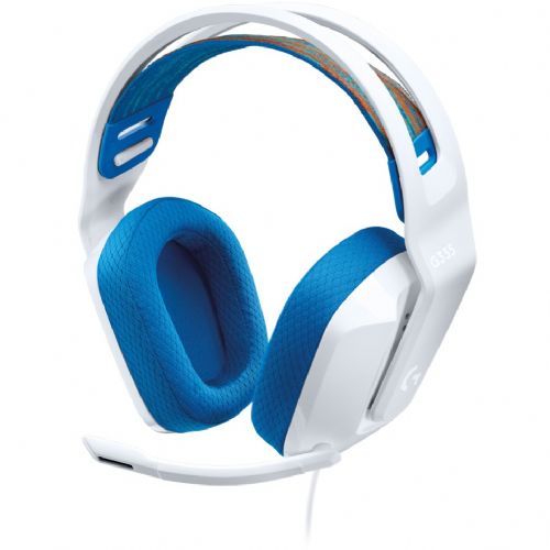 Logitech G G335 žičane gaming slušalice u bijeloj boji