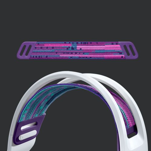 Slušalke Logitech G G733 LIGHTSPEED Wireless RGB Gaming bele