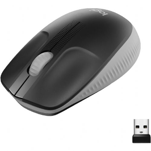 Brezžična miška Logitech M190 optičnia siva