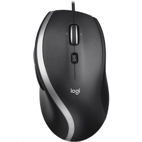 Miška Logitech M500s, žična, laserska, USB, črna