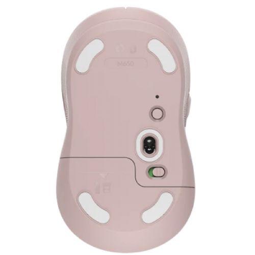 LOGITECH M650 brezžična optična roza miška