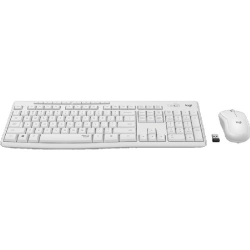 LOGITECH MK295 Silent Wireless Combo bela slovenski potisk tipkovnica + miška