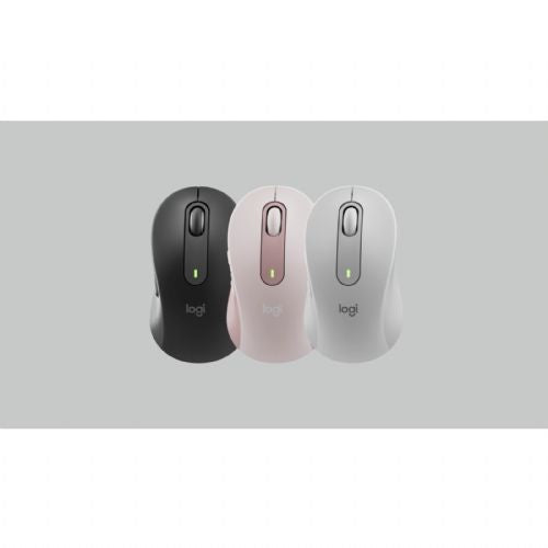 Miška Logitech Signature M650 Mouse optična 5 gumbov brezžična Bluetooth 2,4 GHz Bolt USB sprejemnik rose