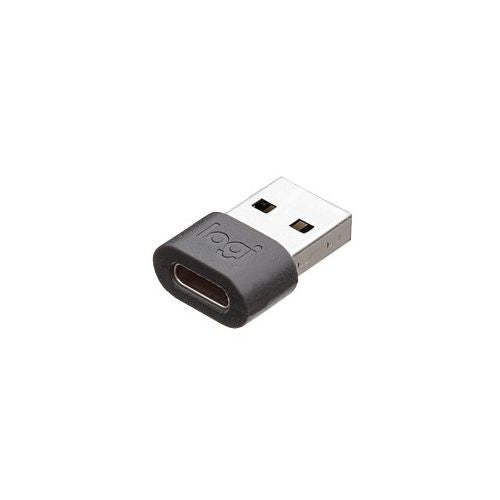 Logitech Zone Wired USB-C na A Adapter - GRAPHITE - WW