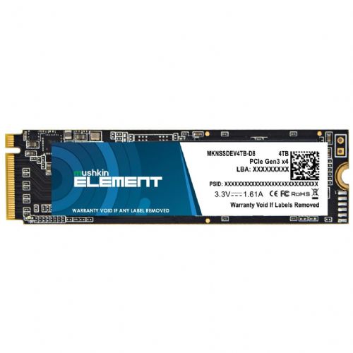 Vgradni SSD disk M.2 4TB Mushkin Element NVMe PCIe3.0 x 4