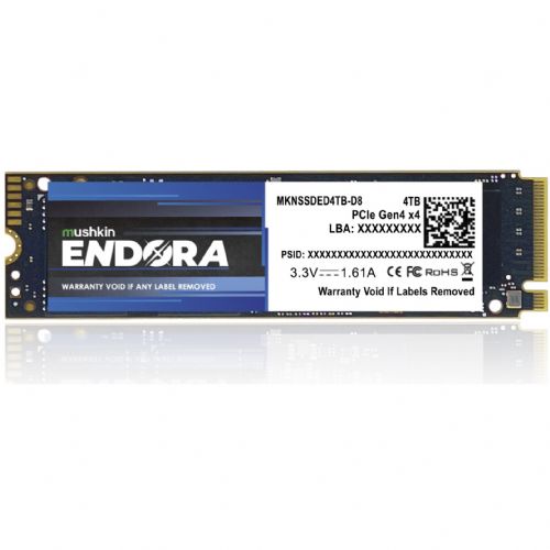 Vgradni SSD disk M.2 4TB Mushkin Endora NVMe PCIe4.0 x 4