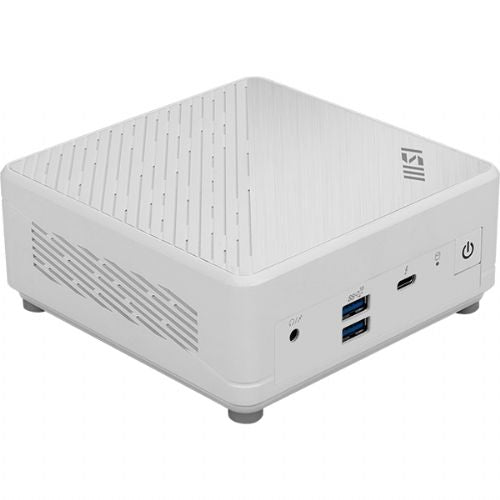 Mini / NUC računalnik MSI Cubi 5 1M-441BEU Core 3 100U, WiFi 6E, BT 5.3, 2x LAN (2.5Gbps+1Gbps), Intel Graphics, bel (barebone)