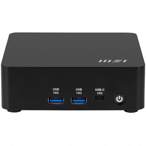 Mini / NUC računalnik MSI Cubi NUC AI 1UMG-073BEU barebone, Core Ultra 7, Intel Arc Graphics, Wi-Fi 6E + Bluetooth 5.3, 2x 2.5Gbps LAN, VESA komplet (črn)