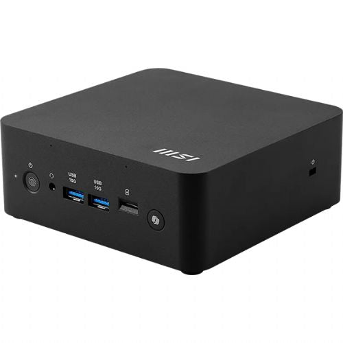 Mini / NUC računalnik MSI Cubi NUC AI+ 2MG-021BEU Intel Core Ultra 7, 32GB DDR5, Intel Arc 140V, Wi-Fi 6E + Bluetooth 5.3, 2x2.5Gbps LAN (črn, barebone)