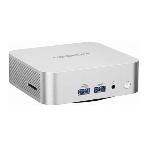 Mini računalnik Geekom A6 AMD Ryzen 7 6800H, 16GB DDR5, 1TB SSD, Radeon 680M, Windows 11 Pro, srebrn
