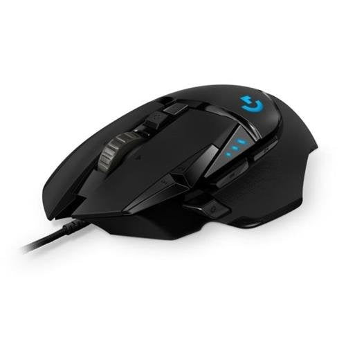 Miška Logitech G502 HERO, 25600 dpi, črna