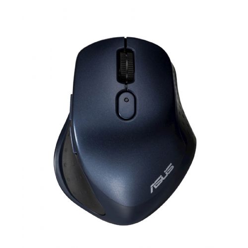 Miška ASUS MW203 Multi-Device Wireless Silent Mouse, tiha, brezžična, temno modra 90XB06C0-BMU010