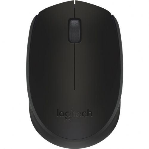 Miška Logitech B170 Wireless, 3 gumbi, 1000 dpi, črna