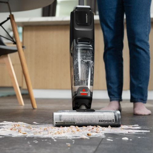 Mokro-suhi sesalnik Bissell CrossWave OmniForce 3999N, črn/prozoren, 30 min baterije, samodejno samočiščenje, za vse vrste tal