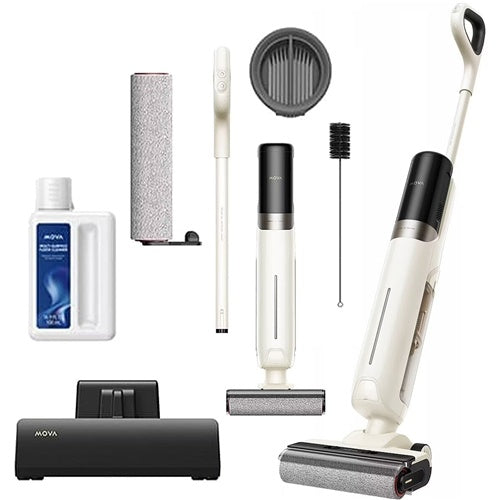 Mokro-suhi sesalnik Mova K30 18.000 Pa, brez vrečke, 30 min uporabe, 0,5 l posoda, samočistilna polnilna postaja