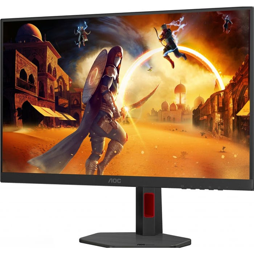 Monitor AOC U27G4R z dvojnim okvirjem (68,6 cm (27"), črne barve (mat), UltraHD/FullHD, Fast-IPS, HDMI, DP, USB vozlišče, 320Hz plošča)