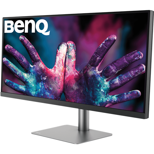 Monitor BenQ PD3420Q, 86,36 cm (34"), 3440x1440 WQHD, 21:9, IPS, 350cd/m2, 60Hz, 5ms, HDMI, DP, USB-C (65W), crni (9H.LJHLB.QBE)