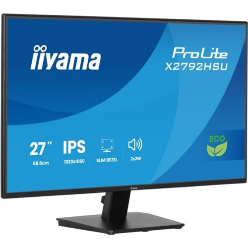 Monitor Iiyama Prolite X2792HSU-B1 (68,6 cm (27"), FullHD, IPS, HDMI, DP, USB-vozlišče, 120Hz,črna)
