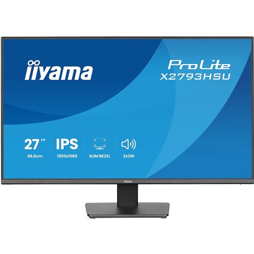 Monitor Iiyama ProLite X2793HSU-B1 27", IPS, FullHD, 120Hz, HDMI/DP/USB, zvočniki, črna (mat)