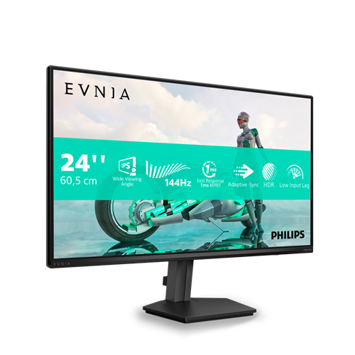 Monitor Philips Evnia 24M2N3200NF 23,8" IPS, FullHD, 144Hz, Adaptive-Sync, 0,5 ms