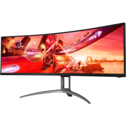 Monitor AOC Agon AG493UCX2, 124cm (49"),32:9, 5120x1440,400cd/m2,165Hz,1ms,ukrivljen,HDMI,DP,USB-C(65W),črna