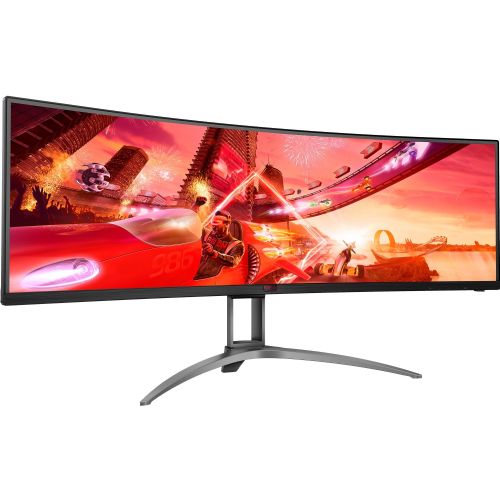 Monitor AOC Agon AG493UCX2, 124cm (49"),32:9, 5120x1440,400cd/m2,165Hz,1ms,ukrivljen,HDMI,DP,USB-C(65W),črna