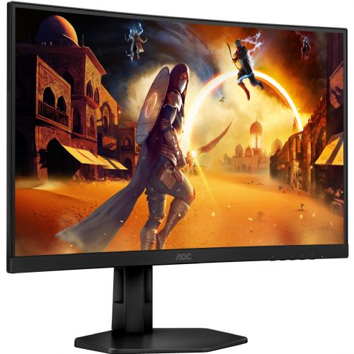 Monitor AOC CQ27G4X 68,6 cm (27-palčni), QHD, hitra VA, ukrivljen, 2560 x 1440, 16:9, 300 cd/m², 180 Hz, HDMI, DisplayPort