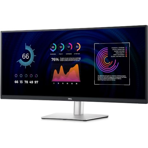 Monitor Dell Pro 34 Plus Monitor P3425WE 34.1" WQHD IPS LED HDMI DP 4xUSB 1xUSB-C 90W PD RJ-45 3YPPG AE