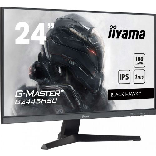 Monitor Iiyama G2445HSU-B2, 60,5 cm (23,8"), 1920 x 1080 FHD, 16:9, IPS, 300 cd/m2, 1 ms, črn