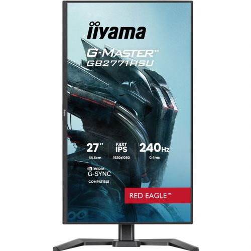 Monitor Iiyama G-Master GB2771HSU-B1 27" (68,6 cm), FullHD, 240Hz, Fast-IPS, G-Sync, črn (mat)